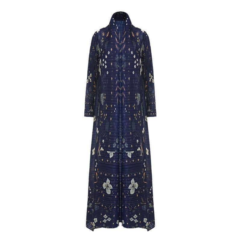Cardigan Long Lapel Stretch Dress