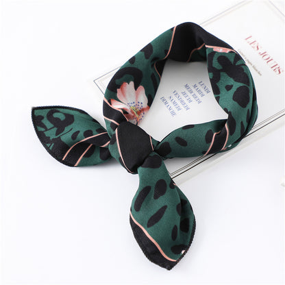 Small Scarf Professional Stewardess Silk Hair Band