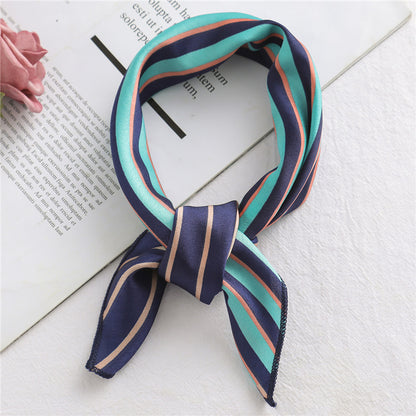 Small Scarf Professional Stewardess Silk Hair Band