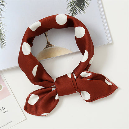 Small Scarf Professional Stewardess Silk Hair Band