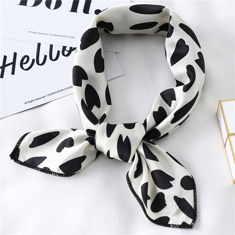 Small Scarf Professional Stewardess Silk Hair Band