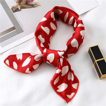 Small Scarf Professional Stewardess Silk Hair Band