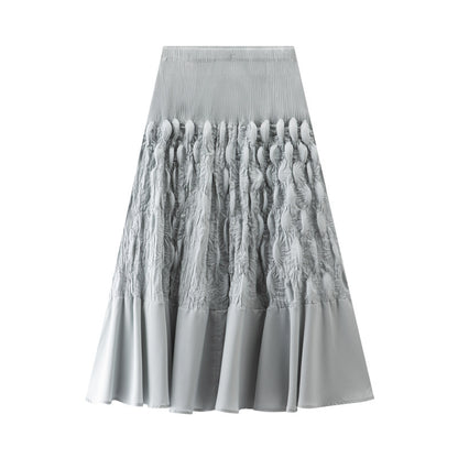 Niche Design Slimming Graceful Pleated Skirt