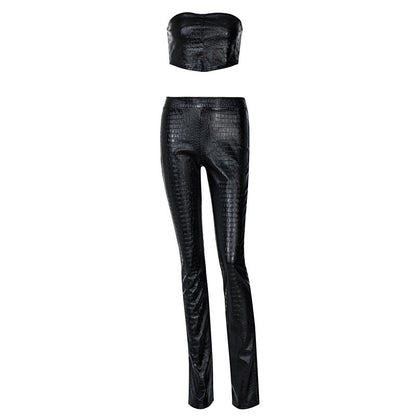 Women's Chest-wrapped Trousers Fashion Suit